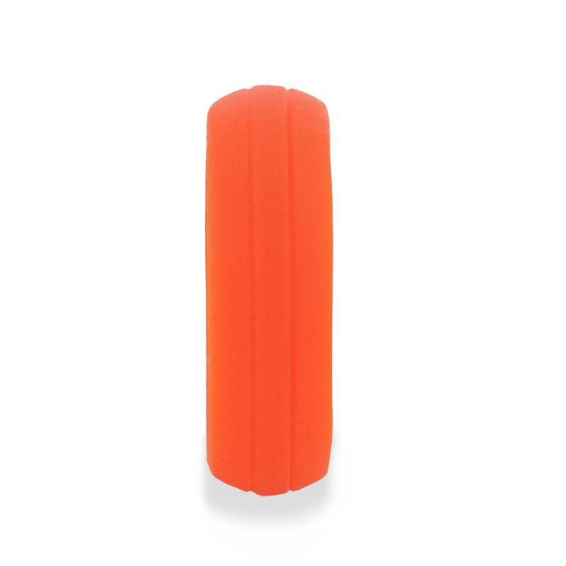 FIRE Dual Groove Silicone Ring for Men and Women Orange Comfort Fit Hypoallergenic Remix - 8mm
