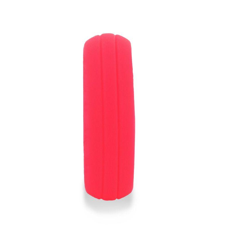 ROSE Dual Groove Silicone Ring for Men and Women Pink Comfort Fit Hypoallergenic Remix - 8mm