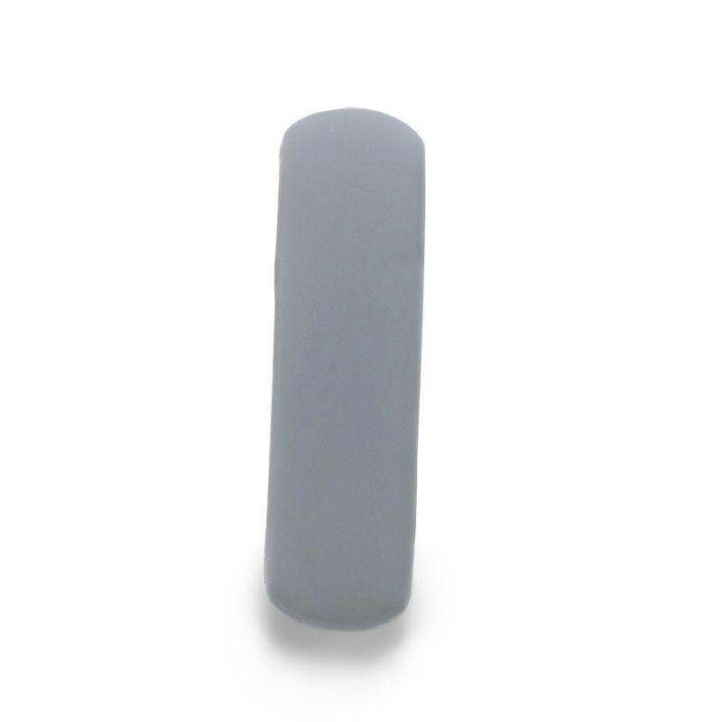 SHARK Silicone Ring for Men and Women Grey Comfort Fit Hypoallergenic Remix - 8mm