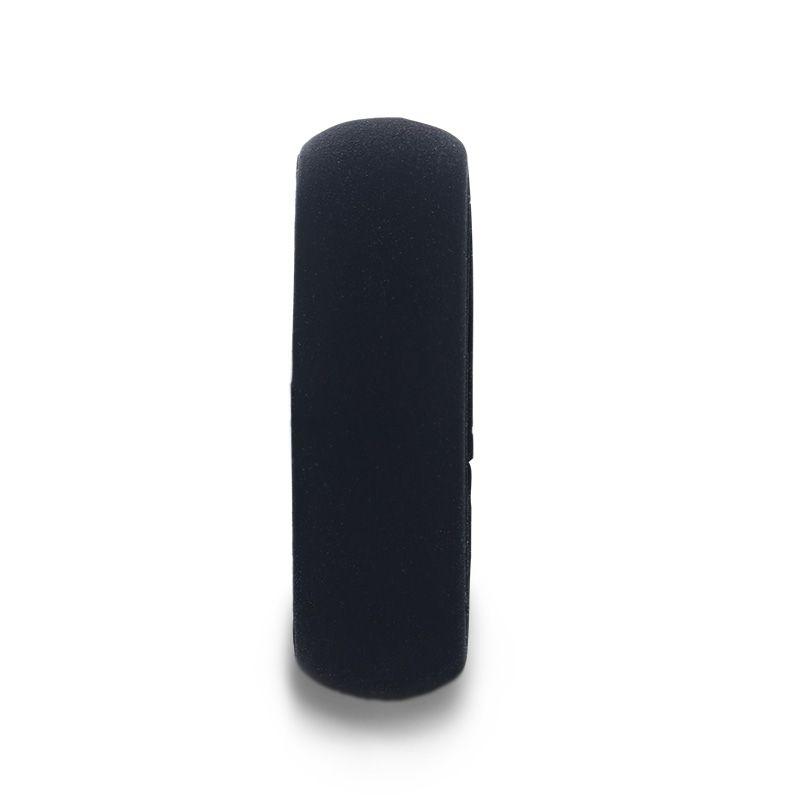 SEAL Silicone Ring for Men and Women Black Comfort Fit Hypoallergenic Remix - 8mm