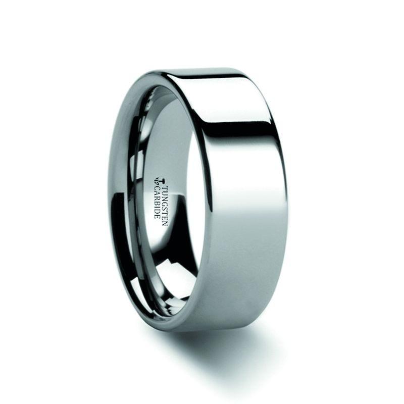 MELBOURNE Flat Tungsten Ring - 10mm